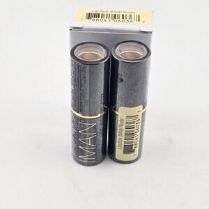 IMAN Luxury Moisturizing Lipstick 598 IMAN NUDE Set Of 2 Full Size 0.13oz New